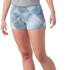 NIP Smartwool Bleached Aqua Mountain Plaid Shorts Size XL